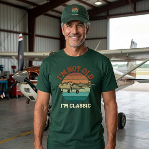 I'm Not Old Im Classic Funny Warbird Aviator Pilot Hat