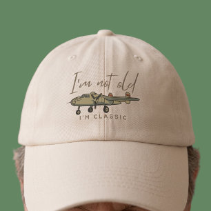 I'm Not Old Im Classic Funny Warbird Aviator Pilot Hat