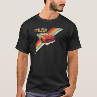 I'm Not Old I'm Classic Retro Distressed Graphic T T-Shirt