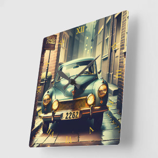 I'm not old im classic square wall clock
