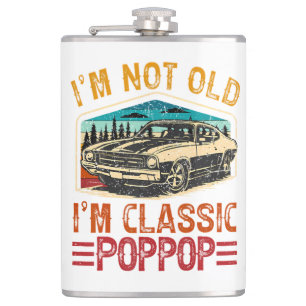 I'M Not Old I'M Poppop Grandpa Flask