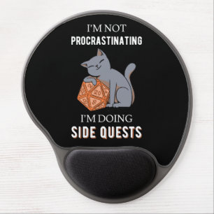 I'm Not Procrastinating I'm Doing Side Quests III Gel Mouse Pad