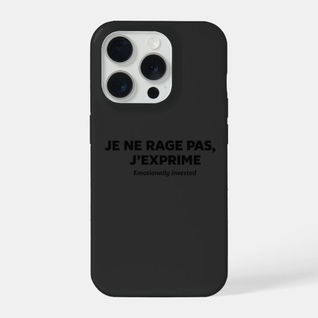 i'm not raging, i'm expressing  iPhone case (Back)