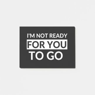 I'm Not Ready For You To Go - Ted Lasso Edit Post-it Notes