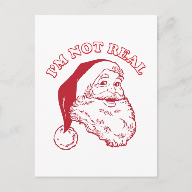 I'm not real postcard (Front)