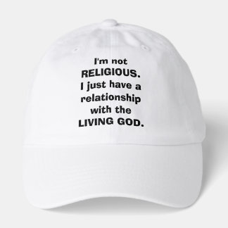 I'm Not Religious John 3:16 Hat