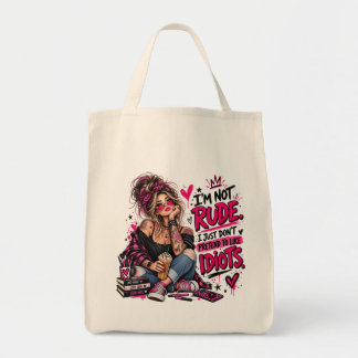 Im Not Rude Tote Bag