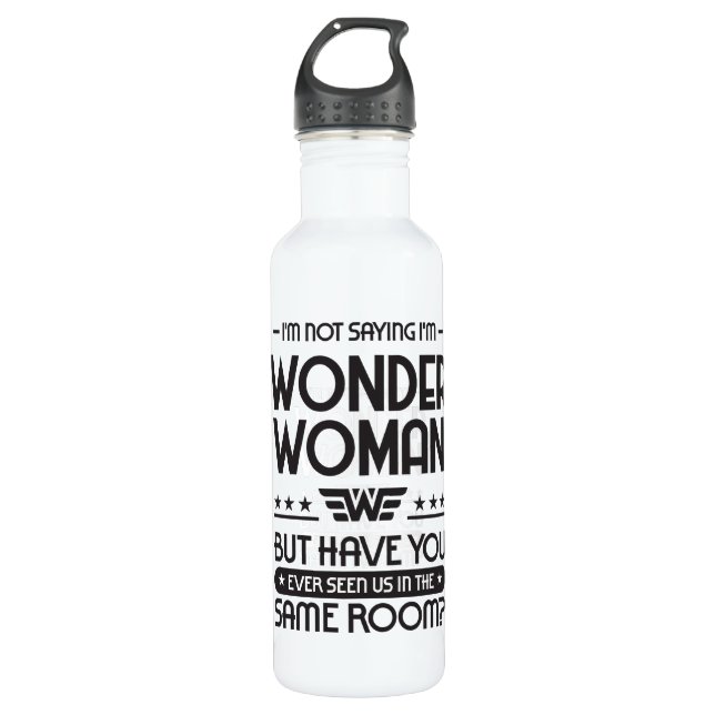 I'm not saying I'm WW Stainless Steel Water Bottle (Front)