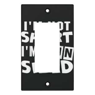 I'm not short I'm fun sized T-Shirt Funny sayings Light Switch Cover