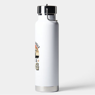 I'm Not Single I Have a Dog Vintage Shirt Design_1 Water Bottle