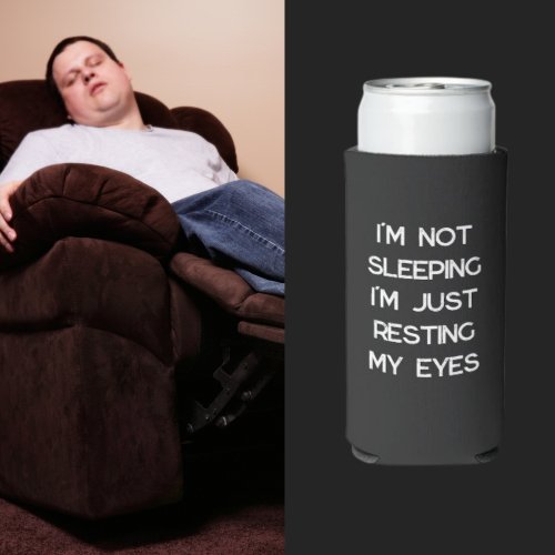 Im Not Sleeping Funny Dad Seltzer Can Cooler