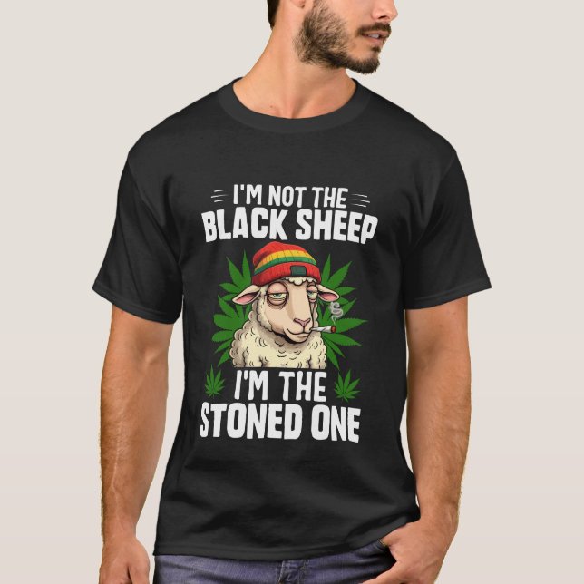 I'm not the black sheep funny T-Shirt (Front)