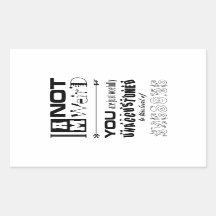 I'm Not Weird Sticker