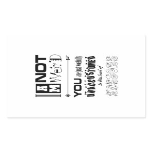 I'm Not Weird Sticker