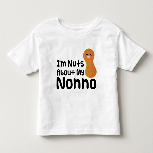 Im Nuts About Nonno Toddler T-shirt (Front)
