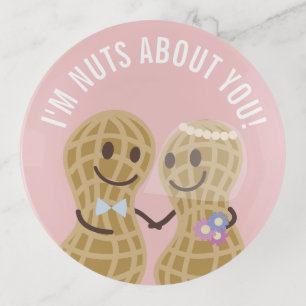 I'm Nuts About You Happy Wedding Anniversary Trinket Tray