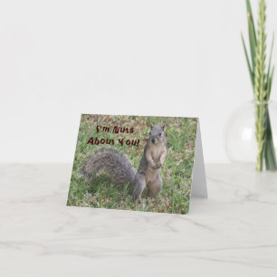 I'm Nuts About You Inspirational Note Card