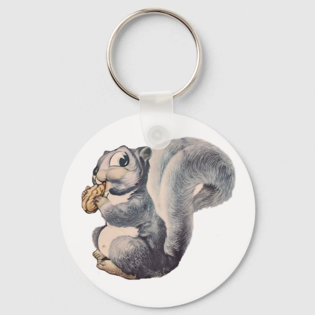 I'm Nuts Squirrel Key Chain (Front)