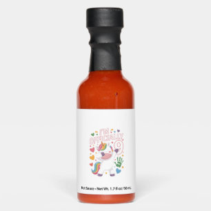 I'm Officially 9 Unicorn Dabbing 9th Birthday Girl Hot Sauces