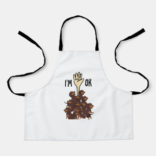 I'm Ok Funny Dachshund Dog Pet Owner Apron