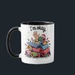 I'm Okay Funny Quilting Christmas Lovers Mug<br><div class="desc">Im Oky Quilt,  Quilting Humor Christmas,  Quilter Inside Joke,  Festive Sewing Meme,  Crafty Holiday Shirt,  Funny Quilt Block,  OKY Quilt Lover,  Cozy Christmas Craft,  Quilting Community Gift,  Holiday Maker Humor</div>