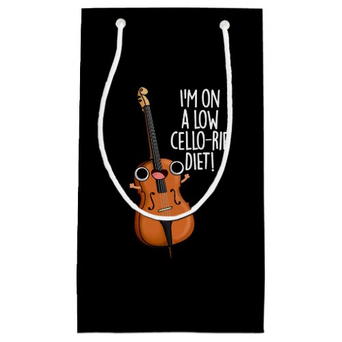 Im On A Low Cello_rie Diet Cello Pun Dark BG Small Gift Bag