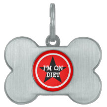 I'm On Diet Dog Pet Tag