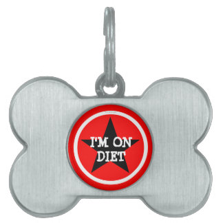 I'm On Diet Dog Pet Tag