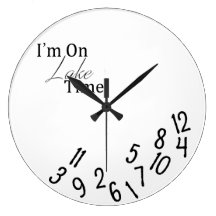 Lake Time Wall Clocks Zazzle