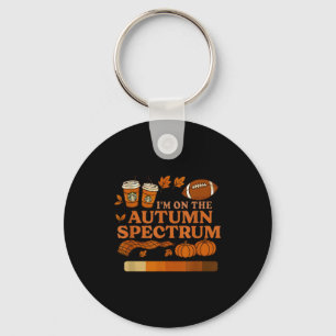 I'm On The Autumn Spectrum Halloween Keychain