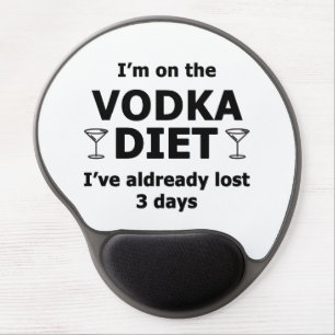 I'm On The Vodka Diet Gel Mouse Pad