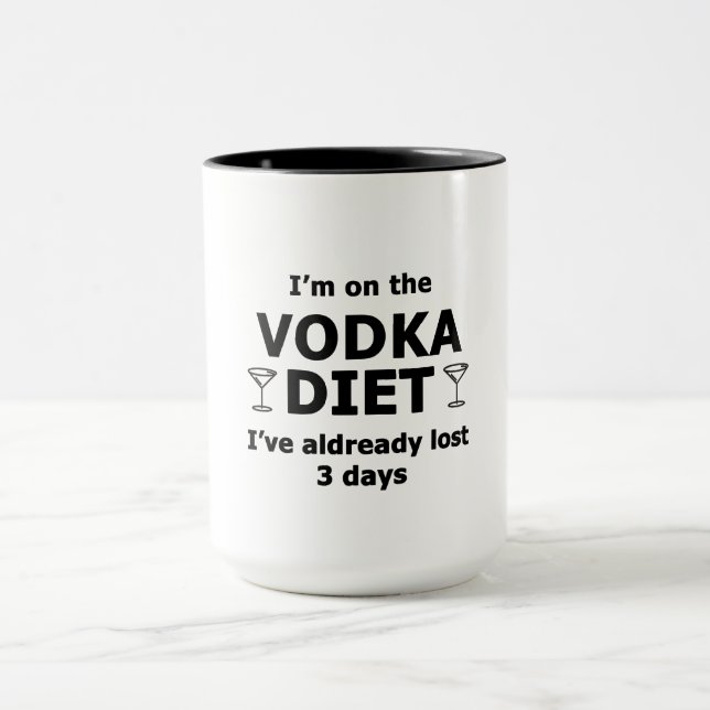 I'm On The Vodka Diet Mug (Center)