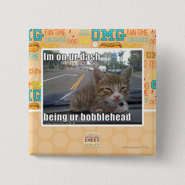 Im on ur dash button (Front)