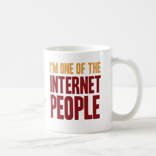 I'm One of the Internet People Mug (Right)