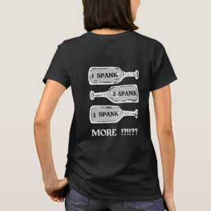 I'm Only Bad/Spanked Double-sided T-Shirt