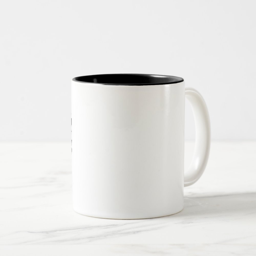 Disover I'M ONLY TALKING TO MY DOG-TODAY Two Tone COFFEE MUG