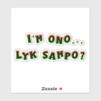 I'm ono  sticker