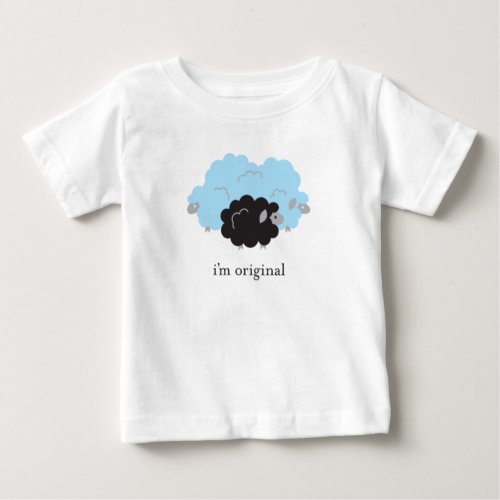 Im original Year of the Sheep Zoodiac Design Baby T_Shirt