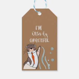 I'm otter utterly grateful for you thank you gift gift tags