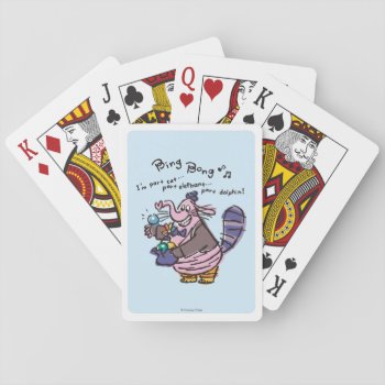 I'm Part Cat… Playing Cards by insideout at Zazzle