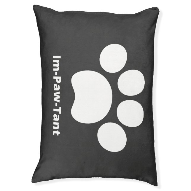 Im-Paw-Tant Pet Bed (Front Vertical)
