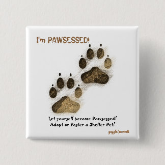 I'm Pawsessed! pin