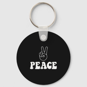 Im Peace Funny Matching Couples Outfit For Wife Keychain