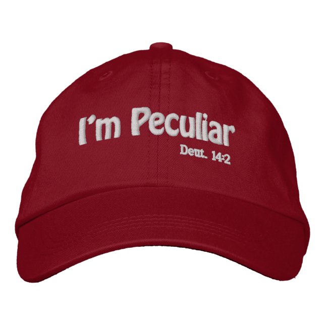 I'm Peculiar  Customize It  Embroidered Baseball Cap (Front)