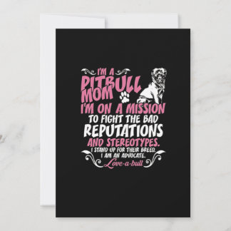 I'm Pitbull Mom Holiday Card