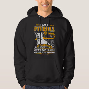Im Pitbull Terrier Owner Dog Dad Mom Hoodie