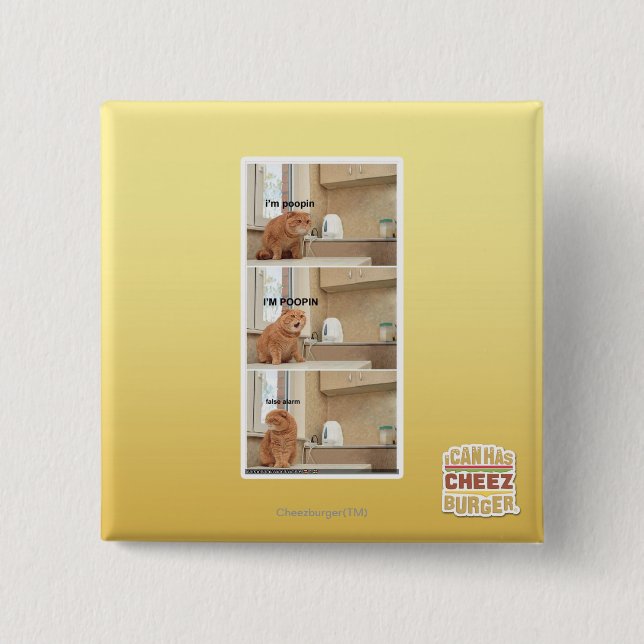 I'm poopin! button (Front)