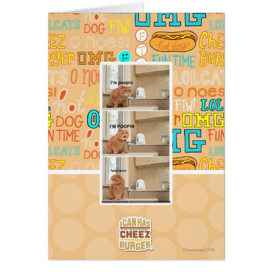 I'm poopin! cards (Front)