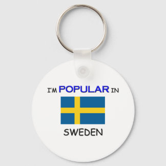 I'm Popular In SWEDEN Keychain