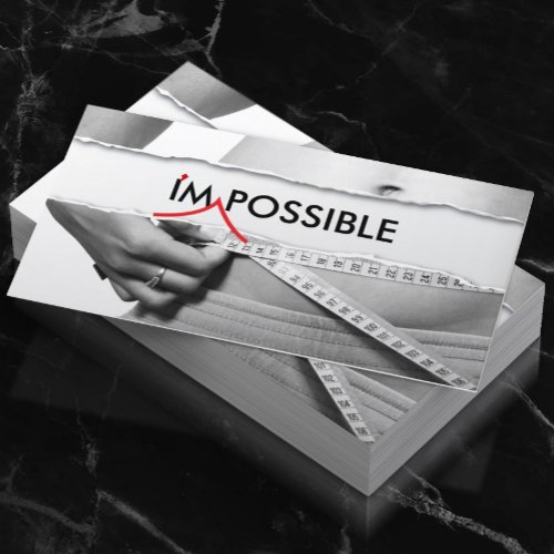 Im Possible Fitness Body Sculpting Business Card